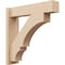 Ekena Millwork 5 1/2-in W x 22-in D x 22-in H Balboa Block Rough Cedar Woodgrain TimberThane Outlooker, Primed Tan OUTUR055X22X22BOA44RCPR - alternate 1
